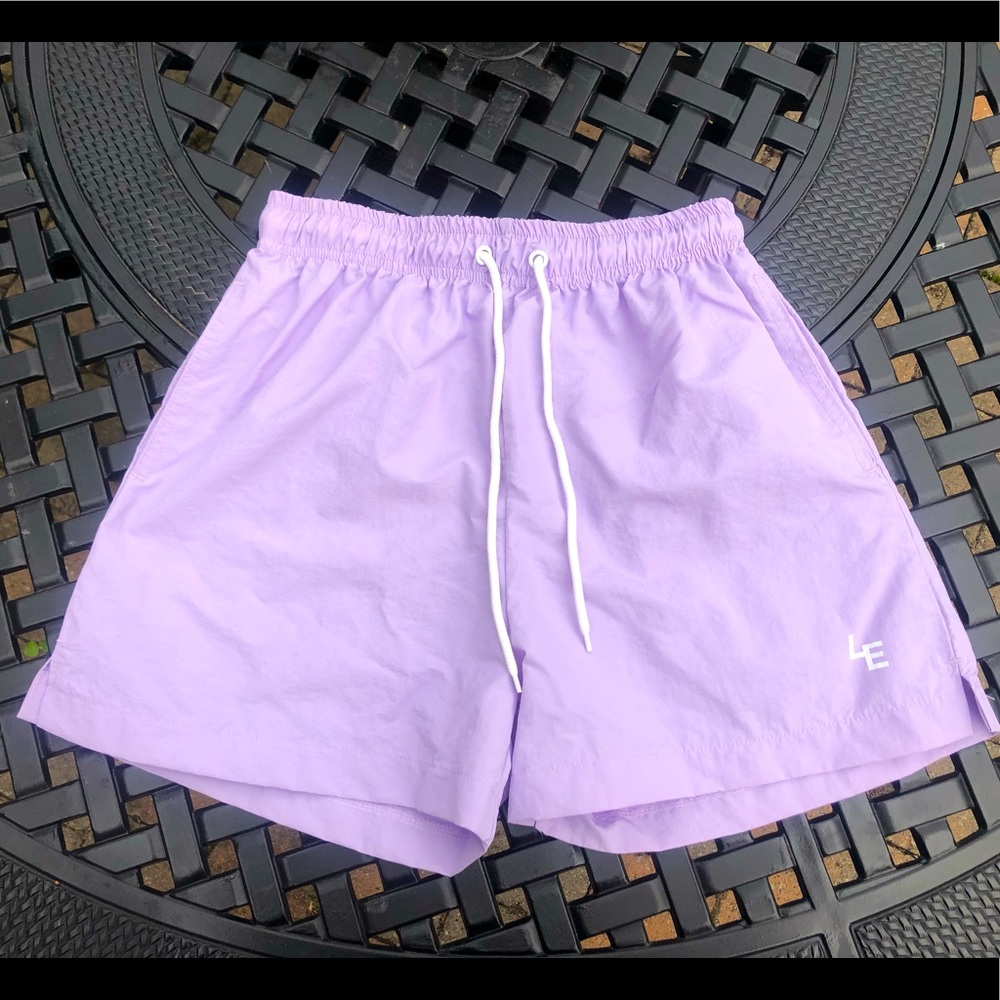 Lavender athletic shorts